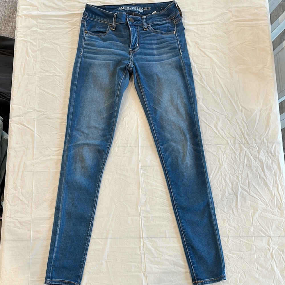 American Eagle Outfitters Women's Blue Jeans